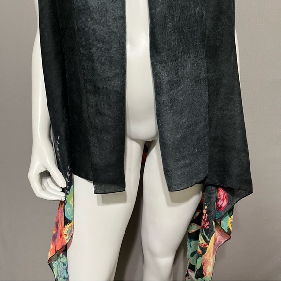 Demdaco Open Front Boho Vest Sz-One Size - Picture 5 of 10